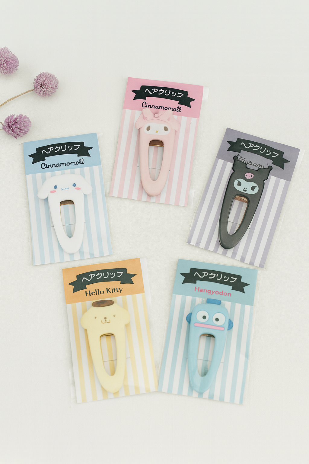 Barrettes Kawaii Sanrio