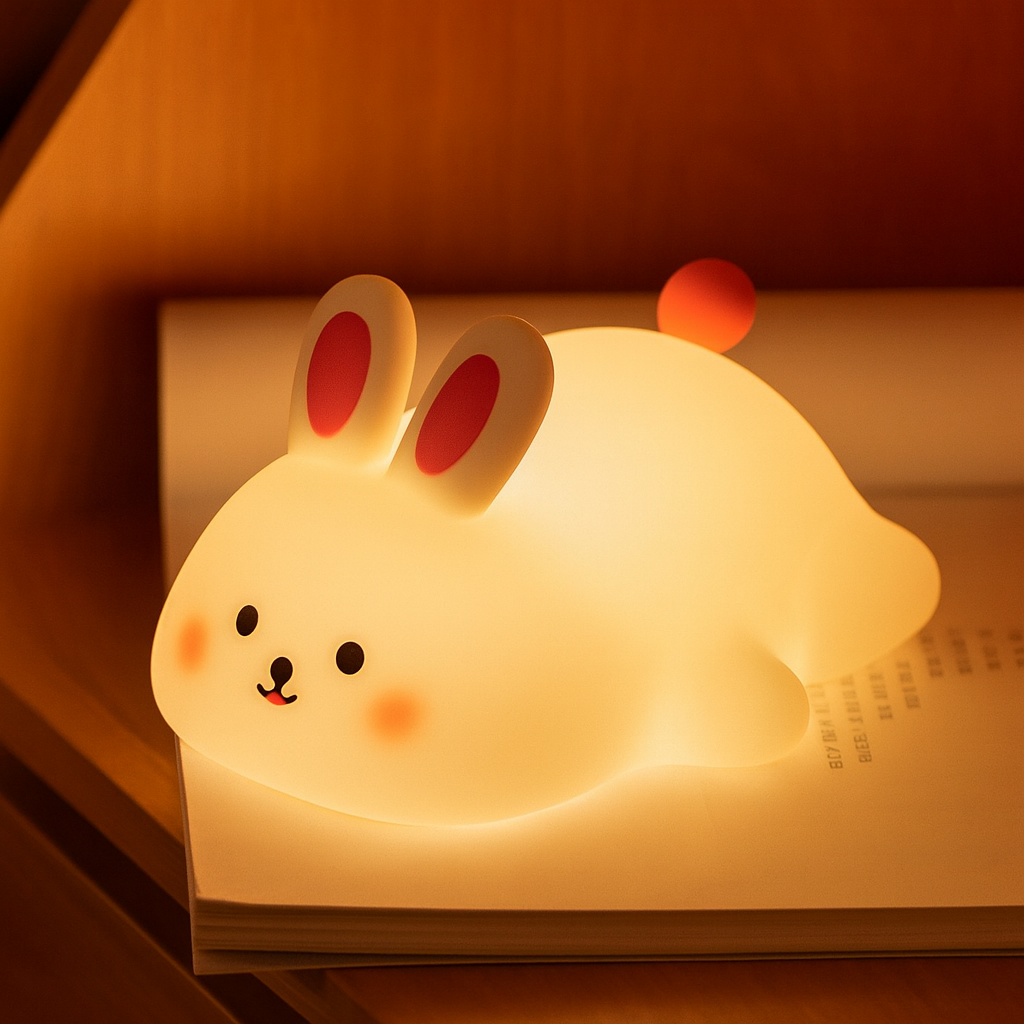 Veilleuse LED Animaux Kawaii – Panda, Lapin & Girafe