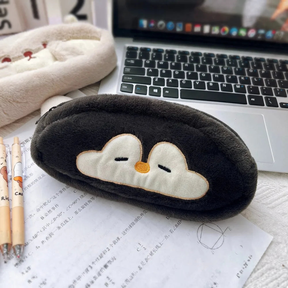 Trousse Kawaii Loutre ou Pingouin