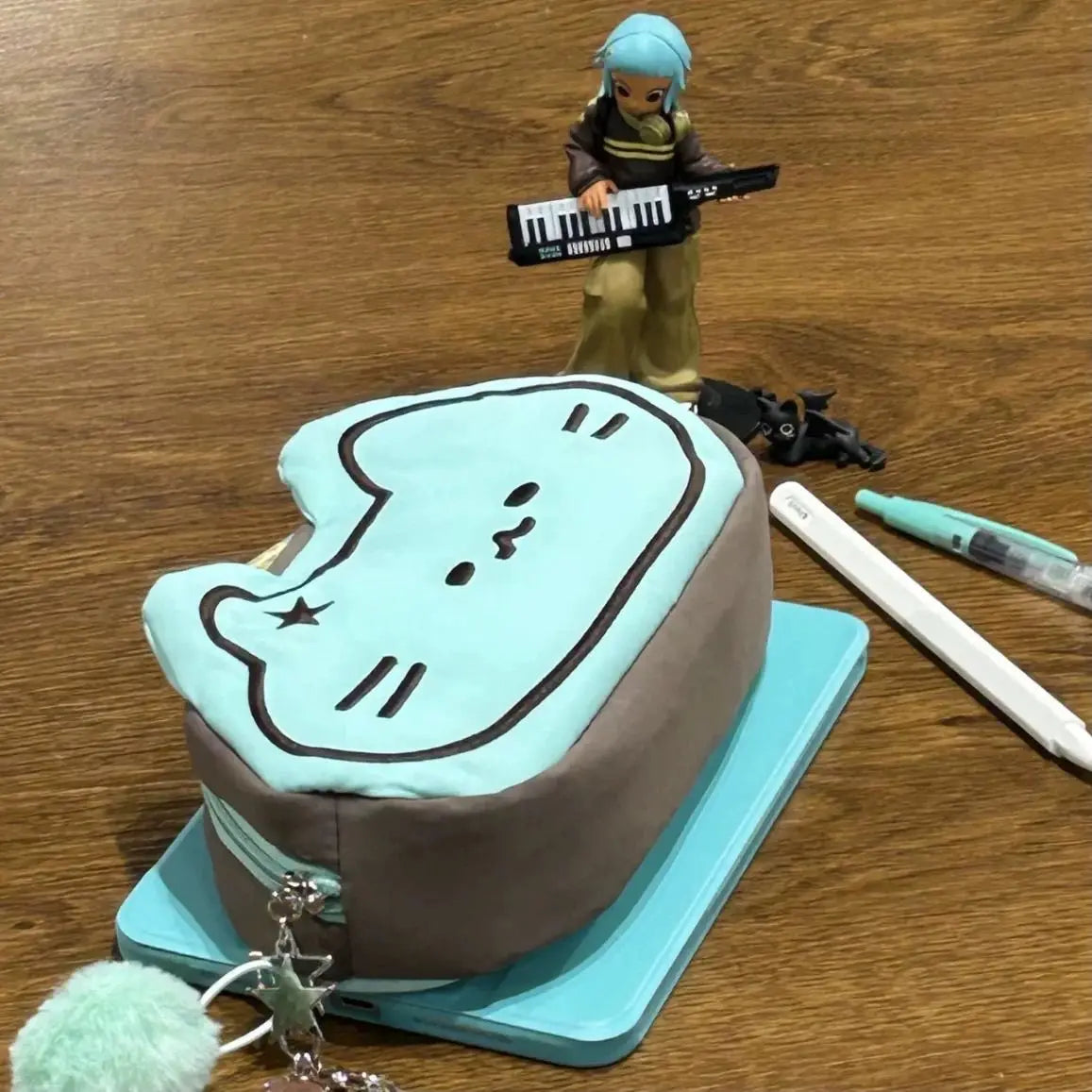 Trousse Kawaii Chat – Style INS Coréen, Grande Capacité & Design Original