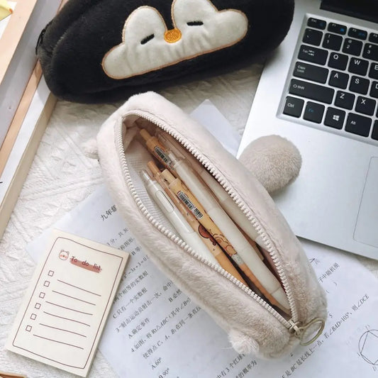 Trousse Kawaii Loutre ou Pingouin