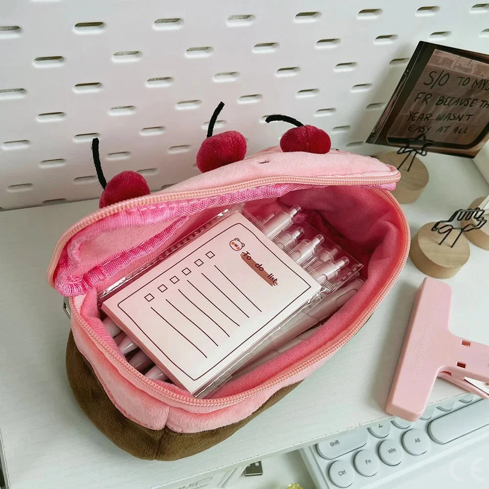 Trousse Kawaii Gâteau Cerise
