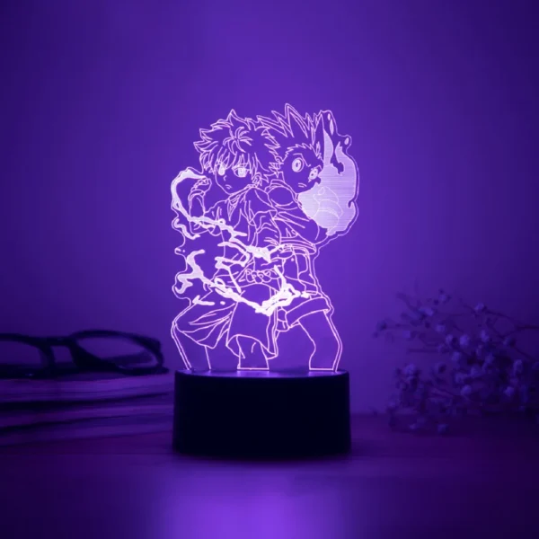 Lampe 3D Killua Zoldyck – Veilleuse LED USB Anime Hunter x Hunter