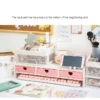 Support de Bureau Kawaii – Rangement pour Ordinateur, Fournitures & Stationery, Support Écran
