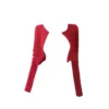 Ensemble Romantique : Robe Florale Douce & Cardigan Rouge Tendance - Votre Look Prairie Chic Rêvé !