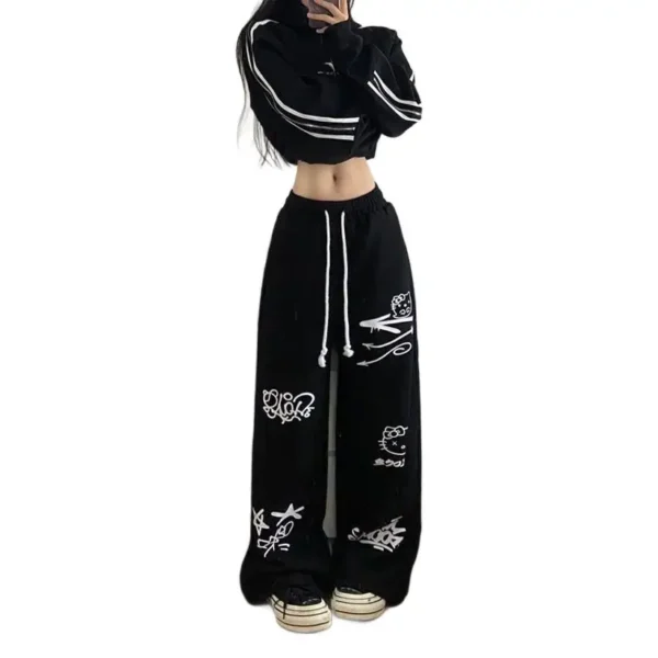 Pantalon Baggy Graffiti Kawaii