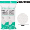 100 Pcs de Cosmetique Coton Pour Vernis À Ongles, Maquillage