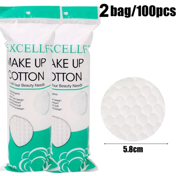 100 Pcs de Cosmetique Coton Pour Vernis À Ongles, Maquillage
