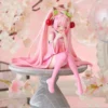 Figurine Sakura Hatsune Miku – Décoration de Bureau Kawaii, Cadeau Handmade