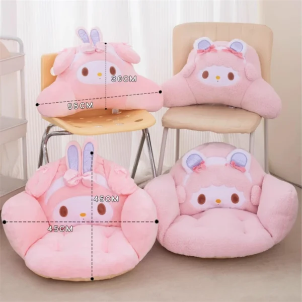 Coussin de Siège Sanrio My Melody – Coussin Doux & Confortable, Piano Kawaii Anime