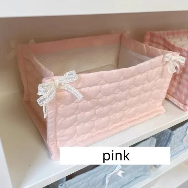 Panier Rangement Tissu Romantique