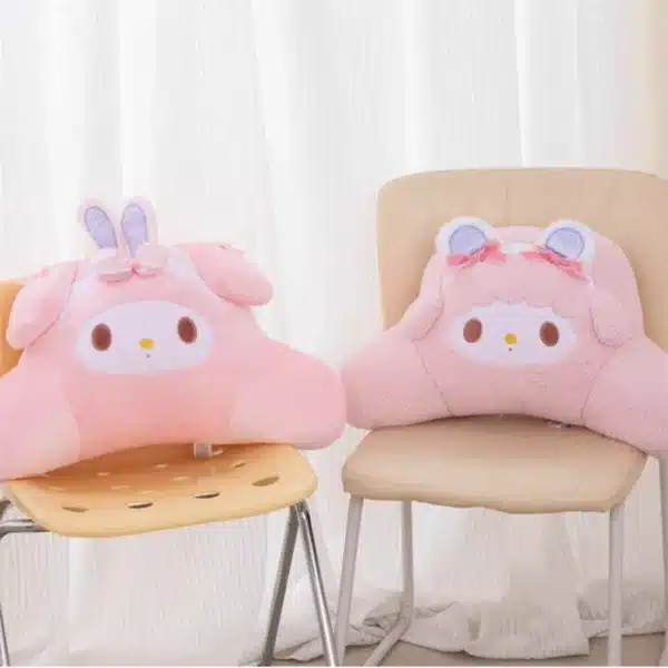 Coussin de Siège Sanrio My Melody – Coussin Doux & Confortable, Piano Kawaii Anime