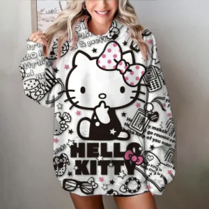 Sweat à Capuche Hello Kitty Kawaii