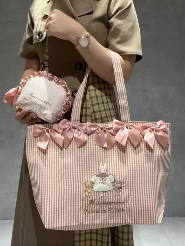 Sac à Main Vichy Marron Cream