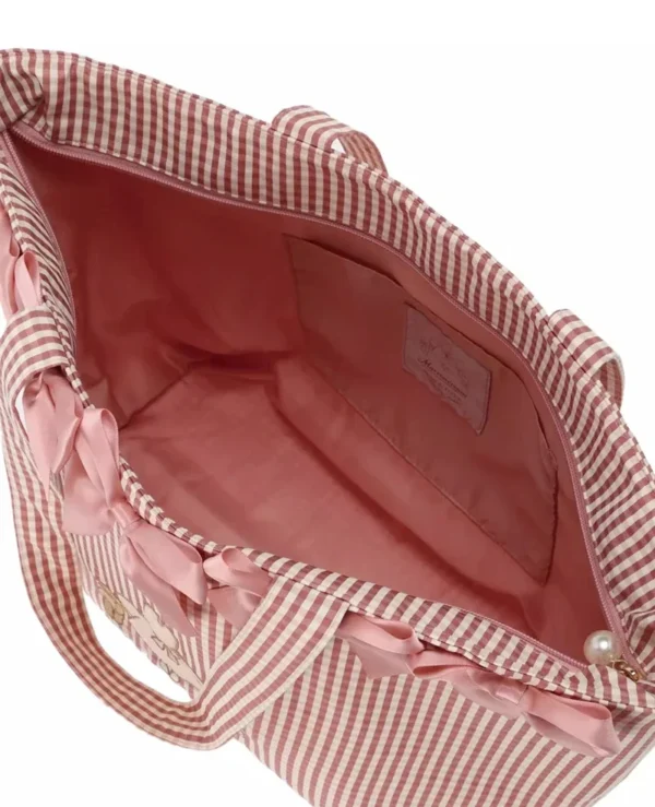 Sac à Main Vichy Marron Cream