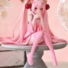 Figurine Sakura Hatsune Miku – Décoration de Bureau Kawaii, Cadeau Handmade