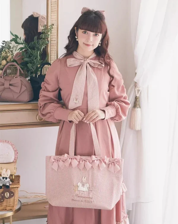 Sac à Main Vichy Marron Cream