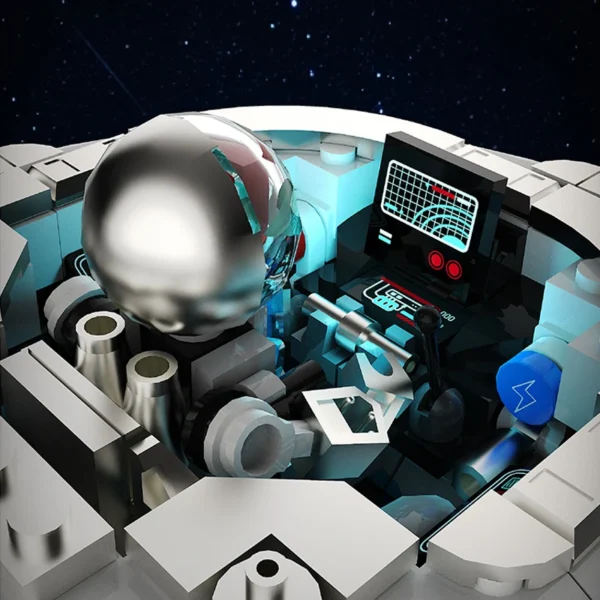 Soucoupe Volante Alien – Jeu de Construction Spatiale Kawaii UFO