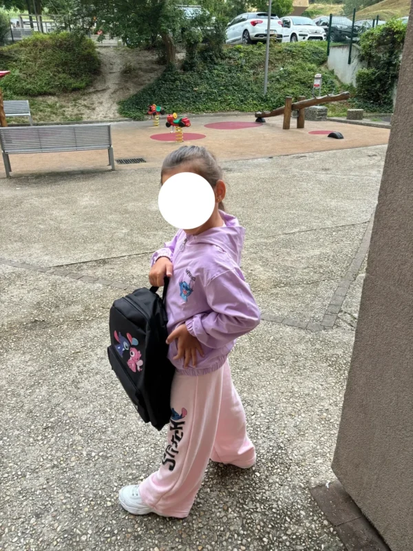 Veste Lilo et Stitch Enfant 2025 – Manteau Bébé Fille & Garçon Zippé