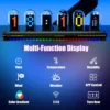 Horloge Digitale Rétro Nixie Tube RGB – Contrôle Wi-Fi, Lumière Analogique IPS, Mode Météo & APP