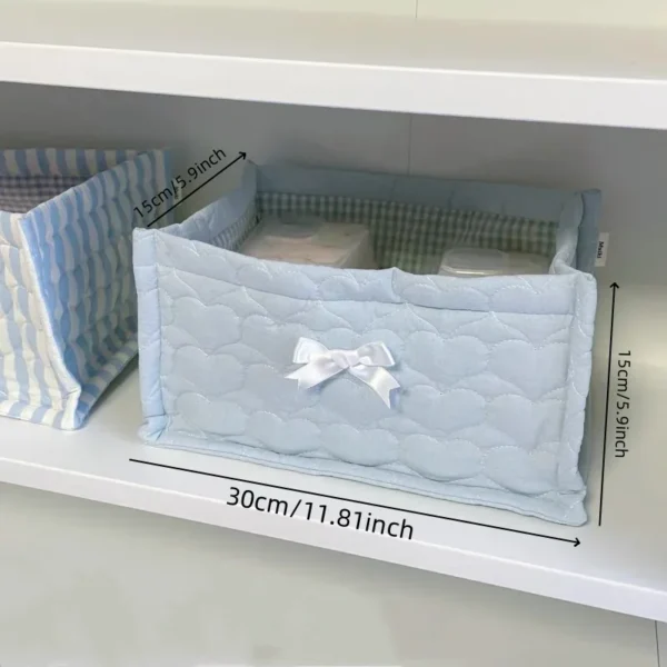 Panier Rangement Tissu Romantique