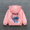 Veste Lilo et Stitch Enfant 2025 – Manteau Bébé Fille & Garçon Zippé