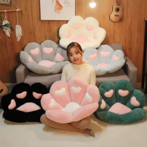 Coussin Patte d'Ours Kawaii Doux
