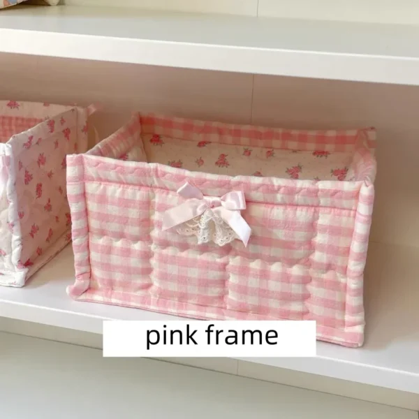 Panier Rangement Tissu Romantique