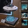 Soucoupe Volante Alien – Jeu de Construction Spatiale Kawaii UFO