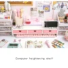 Support de Bureau Kawaii – Rangement pour Ordinateur, Fournitures & Stationery, Support Écran