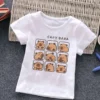 Children's Clothing Kawaii Cartoon Capybara Print Short Sleeve T-shirt Cute Capybara Lover Gift Animal Capybaras Harajuku Tshirt