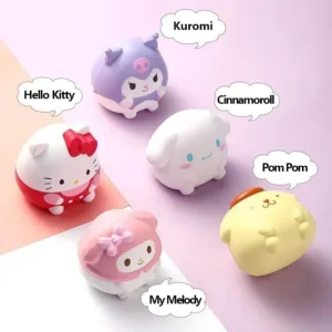 cute Hello Kitty Melody Decompression Kuromi Cinnamoroll Stress Relief Squishy Anime Cartoon Children's and held toys