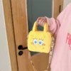 Kawaii Sanrio Plush Bag Hellokitty Kuromi Cinnamoroll Anime Cartoon Handbag Crossbody Cosmetic Travel Storage Bags Girls Gifts