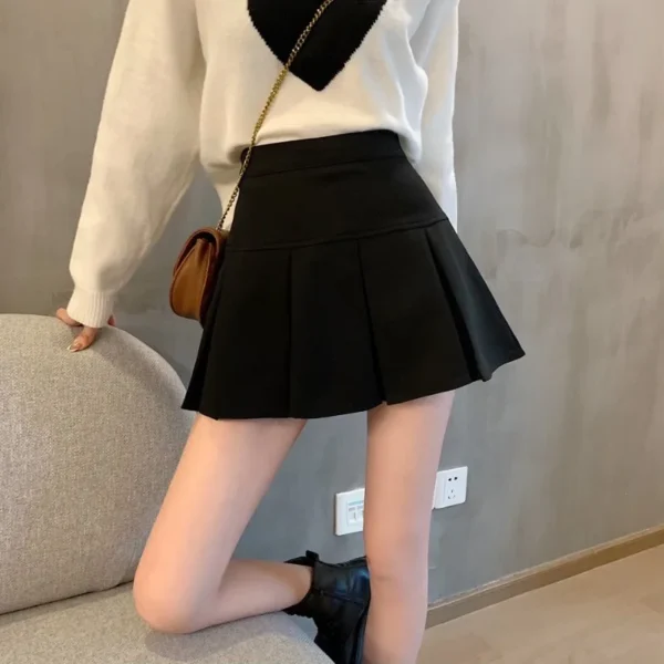 Cute Kawaii Women's Skirt Pleat Female Skirts Patchwork Pleated Cheap Clothing Sales Summer 2024 Y2k Vintage Chic and Elegant V