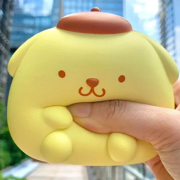 cute Hello Kitty Melody Decompression Kuromi Cinnamoroll Stress Relief Squishy Anime Cartoon Children's and held toys