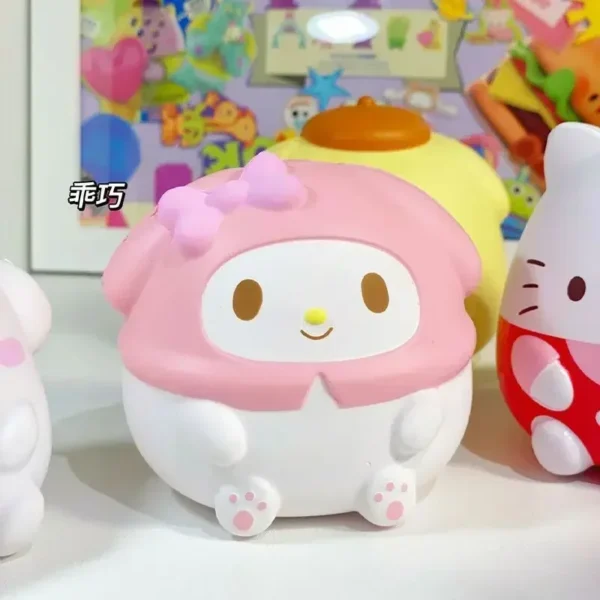 cute Hello Kitty Melody Decompression Kuromi Cinnamoroll Stress Relief Squishy Anime Cartoon Children's and held toys