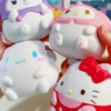 Sanrio Kuromi Cinnamoroll Slow Stress Relief Squishy Cute Decompression Anime Girl's Hand Pinch Toy Healing Gift