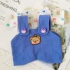 Lina Bear 30cm Doll Clothes Handmade Change Clothes T-shirt and Suspenders Suit Stuffed Cartoon Jointed Bear Dolls Outfit